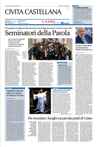 Avvenire - pagina diocesana del 09/04/2023